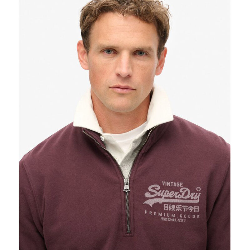 Superdry Classic Vl Graphic Half Zip image number 2